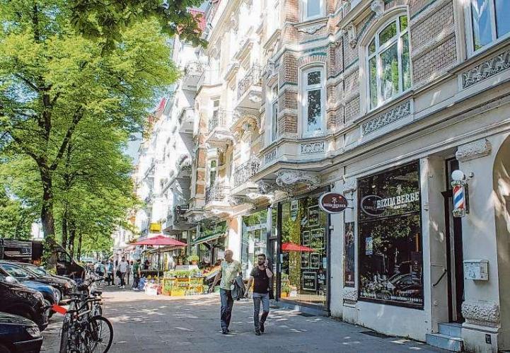 Eppendorf Parks UKE Einkaufsstraße Eppendorfer Landstraße