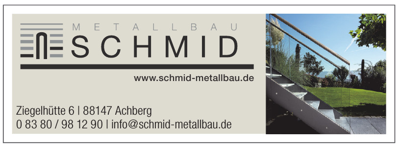 Markus Schmid, Metallbau