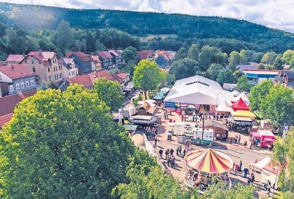 Blick auf das Festgelände. Fotos: Stadt