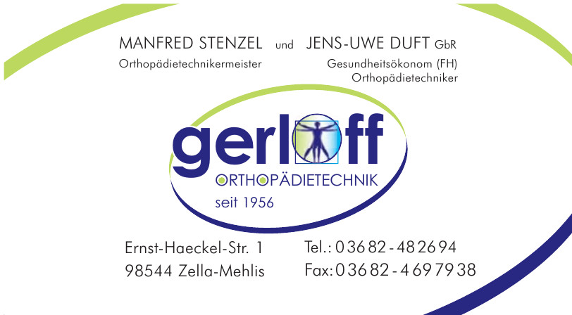 Gerloff Orthopädietechnik - Manfred Stenzel und Jens-Uwe Duft GbR