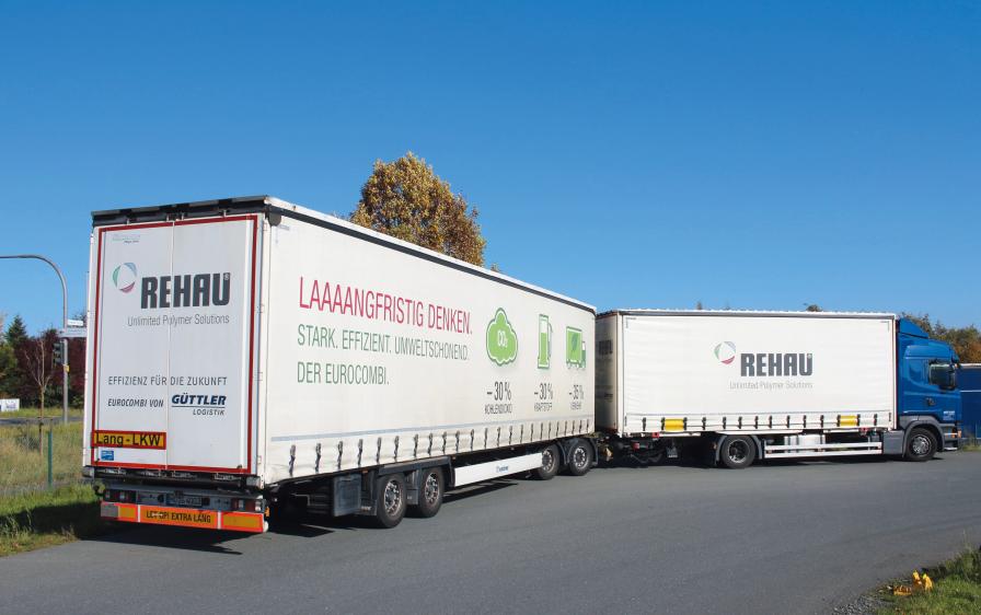 Durch den Einsatz des Lang-Lkws spart Güttler-Logistik Kraftstoff und CO2 ein.
