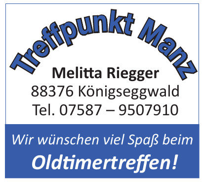 Treffpunkt Manz Melitta Riegger