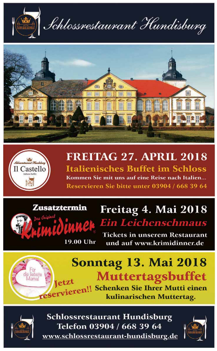 Schlossrestaurant Hundisburg Schlossrestaurant Hundisburg