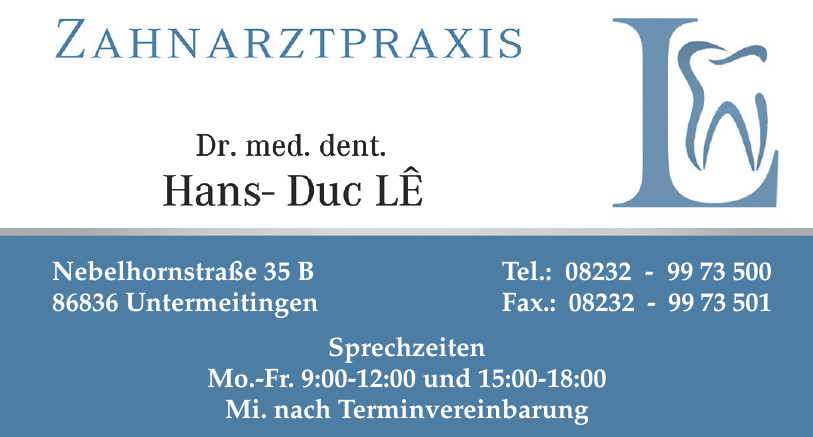 Zahnarztpraxis Dr. med dent. Hans- Duc LE