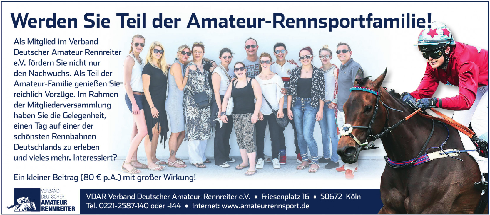 VDAR Verband Deutscher Amateur-Rennreiter e.V. VDAR Verband Deutscher Amateur-Rennreiter e.V.