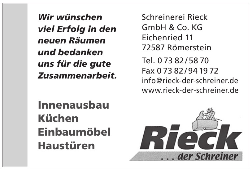Schreinerei Rieck GmbH & Co. KG