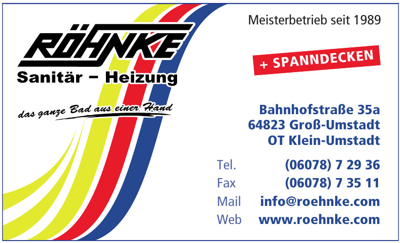 Röhnke Sanitär & Heizung Röhnke Sanitär & Heizung