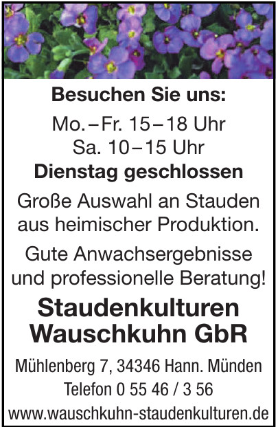 Staudenkulturen Wauschkuhn GbR