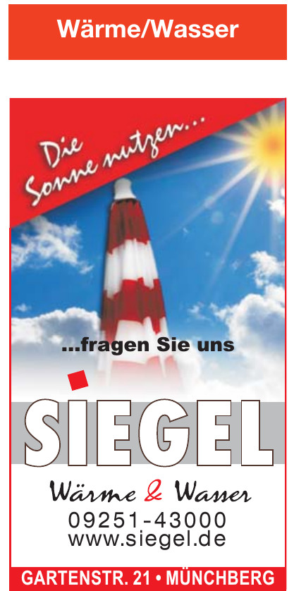 Siegel Wärme & Wasser