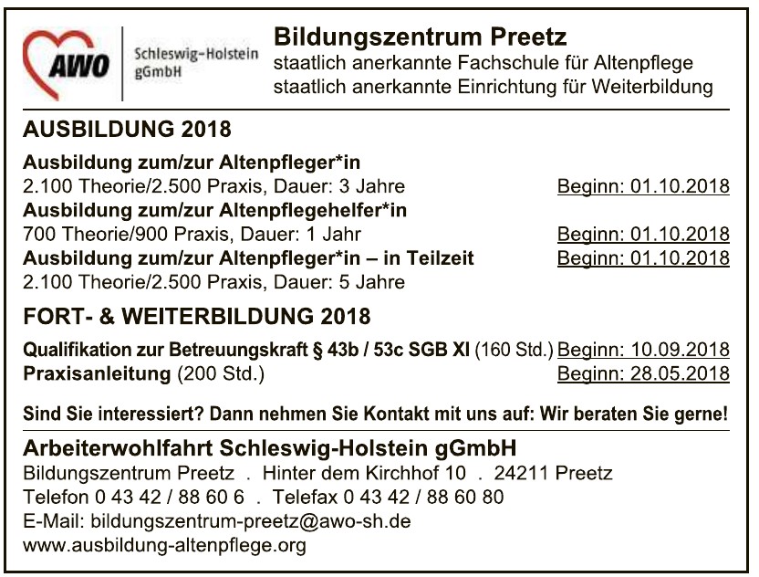 AWO Schleswig-Holstein gGmbH AWO Schleswig-Holstein gGmbH