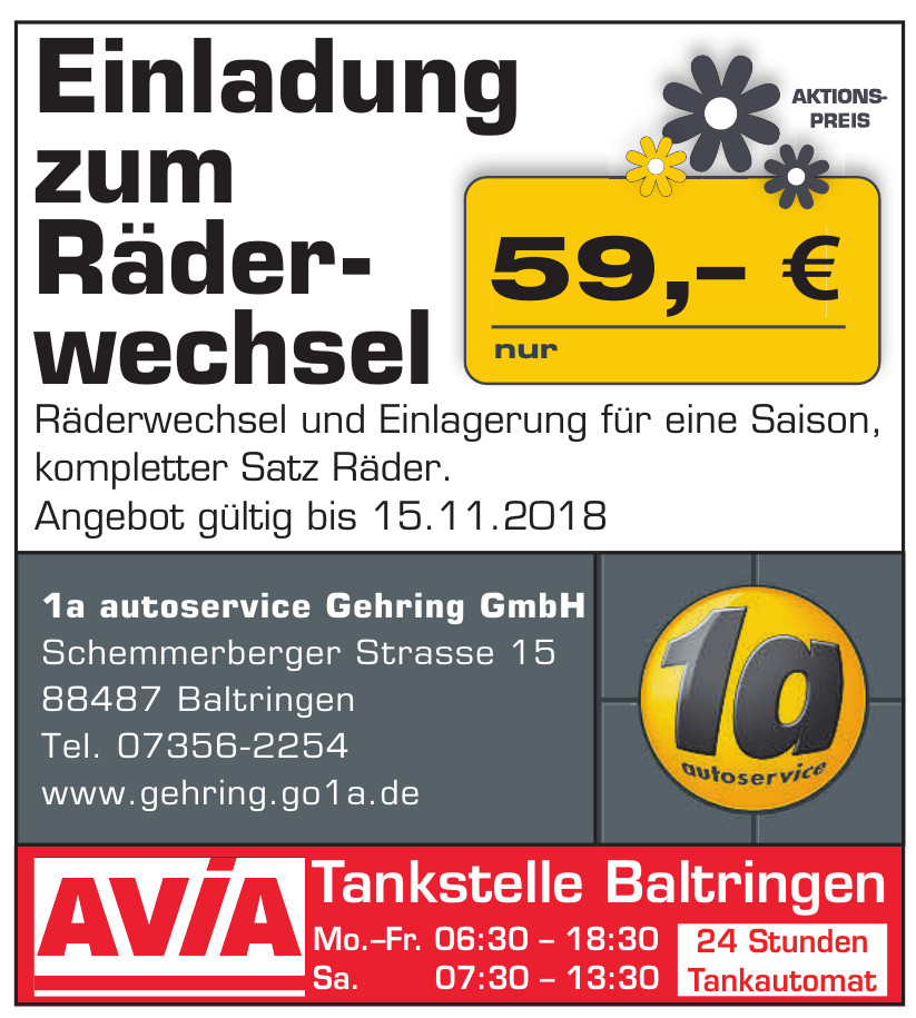 1a autoservice Gehring GmbH 1a autoservice Gehring GmbH