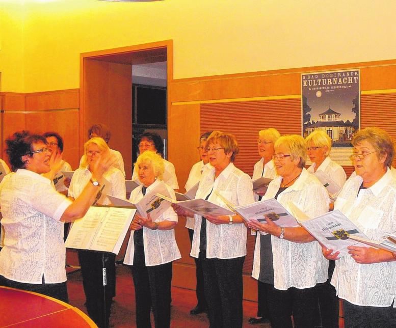 Der Chor Hohenfelde singt zur Kulturnacht. Der Chor Hohenfelde singt zur Kulturnacht.