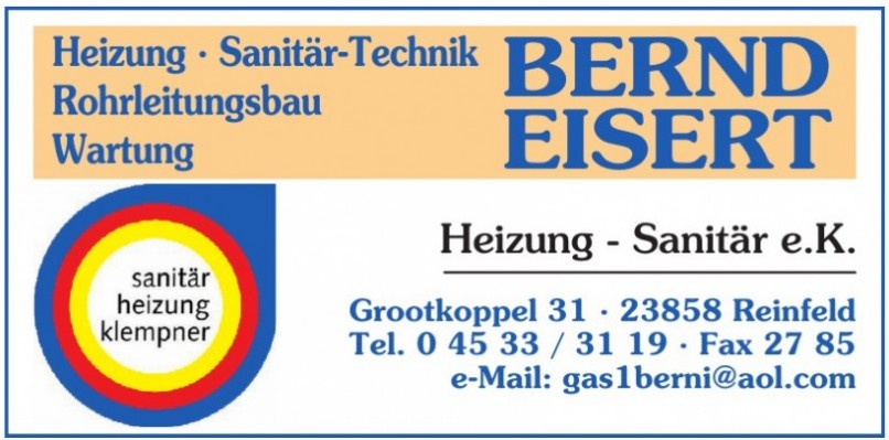 Bernd Eisert Heizung - Sanitär e.K.