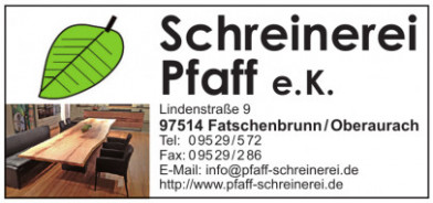 Schreinerei Pfaff e.K.