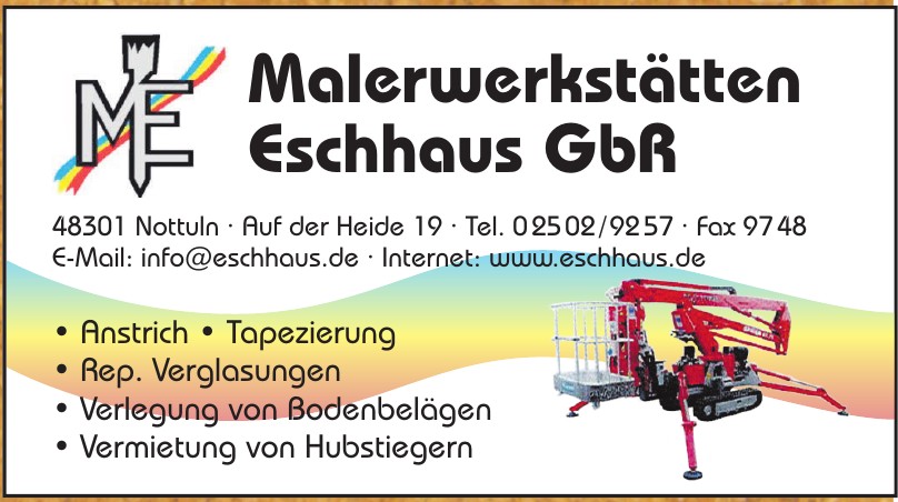 Malerwerkstätten Eschhaus GbR
