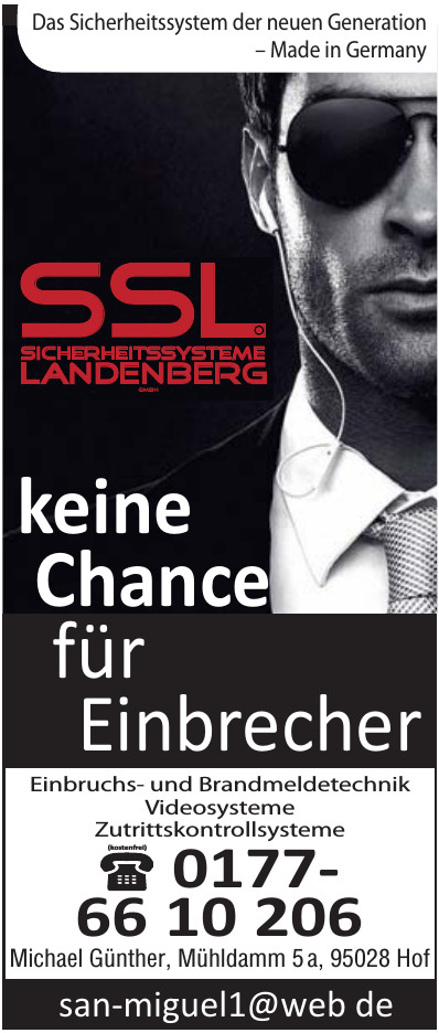 SSL Sicherheitssysteme Landenberg SSL Sicherheitssysteme Landenberg