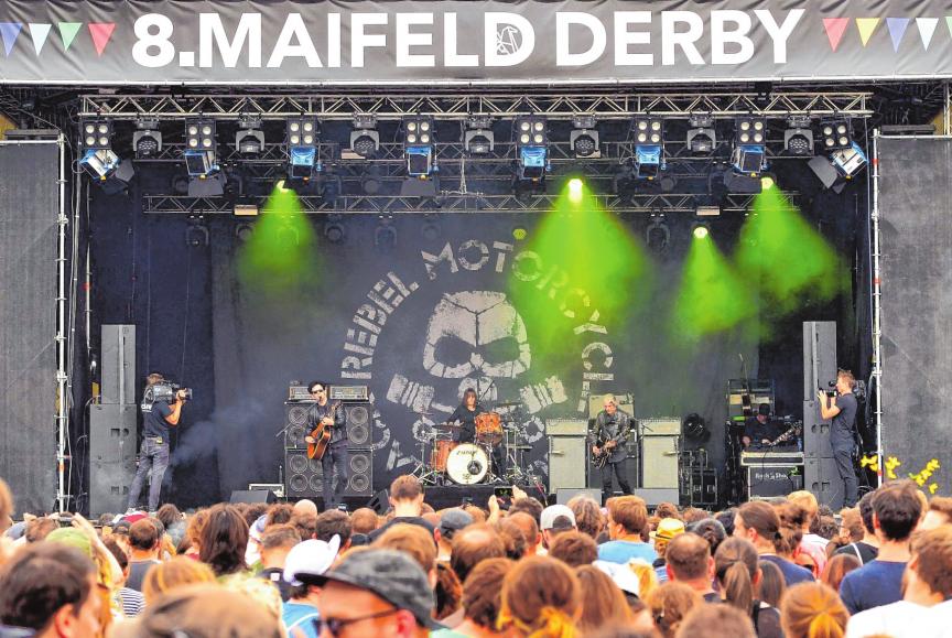 Seit 2011 hat Kumpf das Maifeld-Derby zu einem der strahlkräftigsten Indie-Pop-Festivals der Republik entwickelt. BILD:RINDERSPACHER