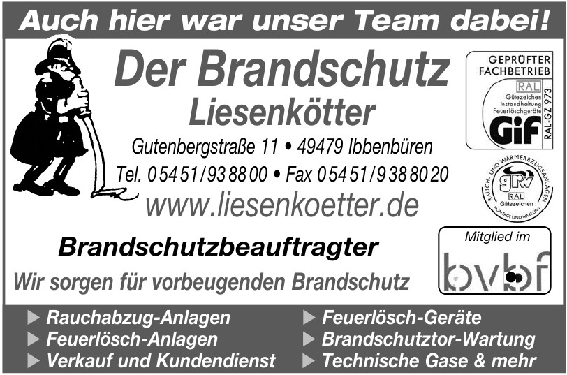 Der Brandschutz Liesenkötter Der Brandschutz Liesenkötter
