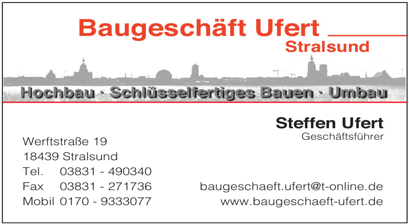 Baugeschaeft Ufert Baugeschaeft Ufert
