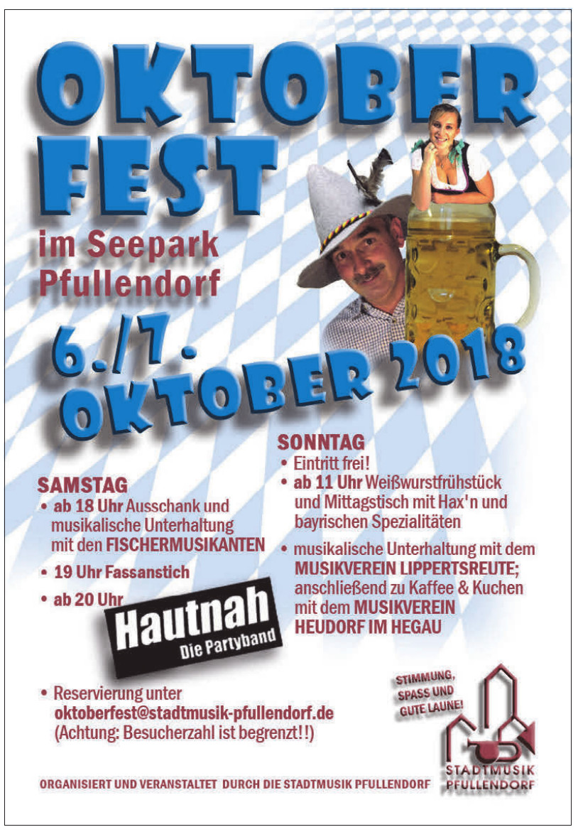 Oktober Fest im Seepark Pfullendorf
