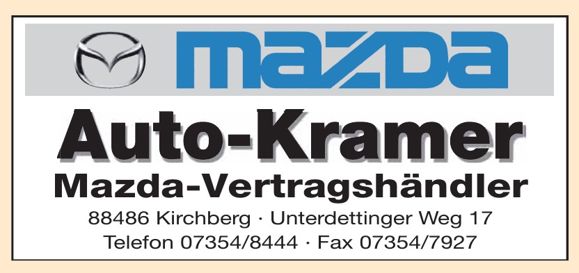 Auto-Kramer Mazda-Vertragshändler