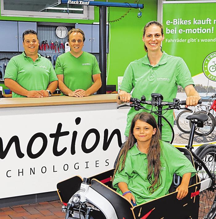 Das Team von e-motion Matthias Tajon, Christina Linke und Thomas Bremer-Jensen (v.li.). FOTO: HFR Das Team von e-motion Matthias Tajon, Christina Linke und Thomas Bremer-Jensen (v.li.). FOTO: HFR