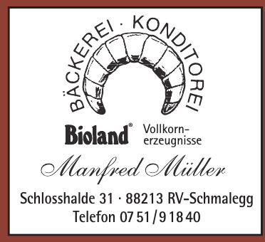 Manfred Müller Bäckerei Konditorei