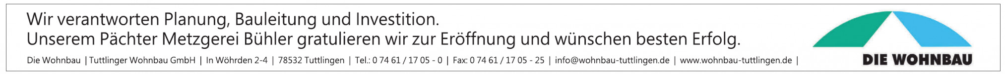 Die Wohnbau Tuttlinger Wohnbau GmbH