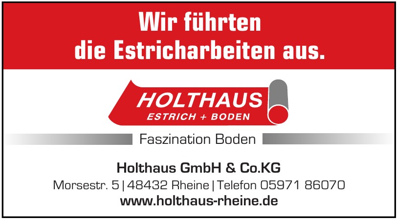 Holthaus GmbH & Co.KG Holthaus GmbH & Co.KG