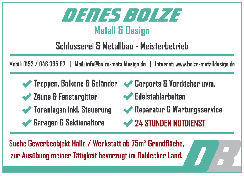 Metall & Design Denes Bolze Metall & Design Denes Bolze