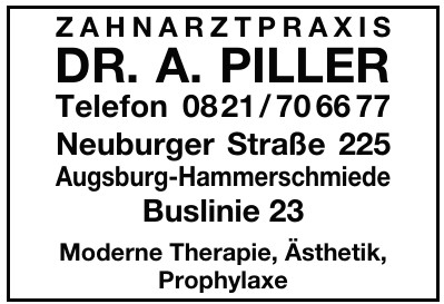 Zahnarztpraxis Dr. A. Piller