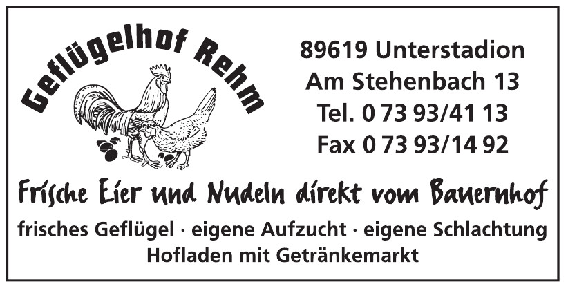 Geflügelhof-Rehm Hofladen GbR
