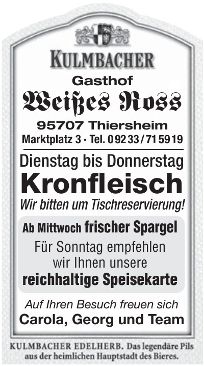 Gasthof Weißes Ross Gasthof Weißes Ross