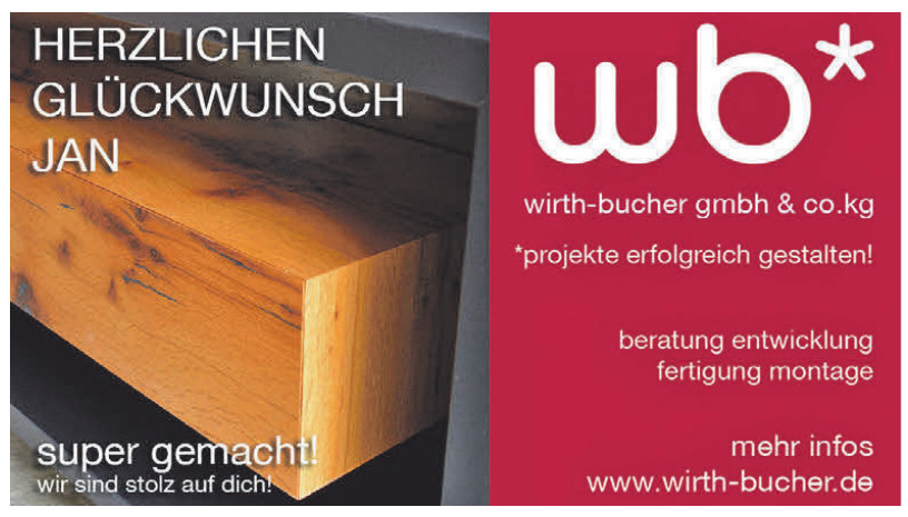 Schreinerei Wirth - Bucher