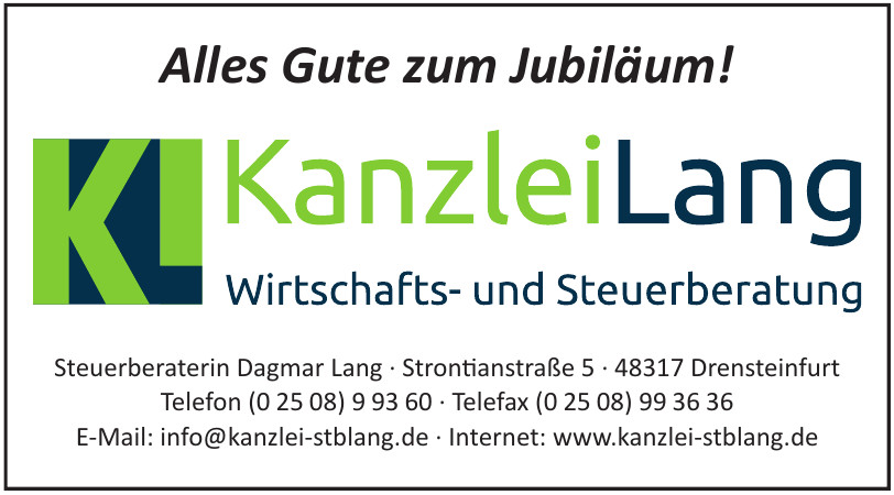 KanzleiLang Wirtschafts- und Steuerberatung KanzleiLang Wirtschafts- und Steuerberatung