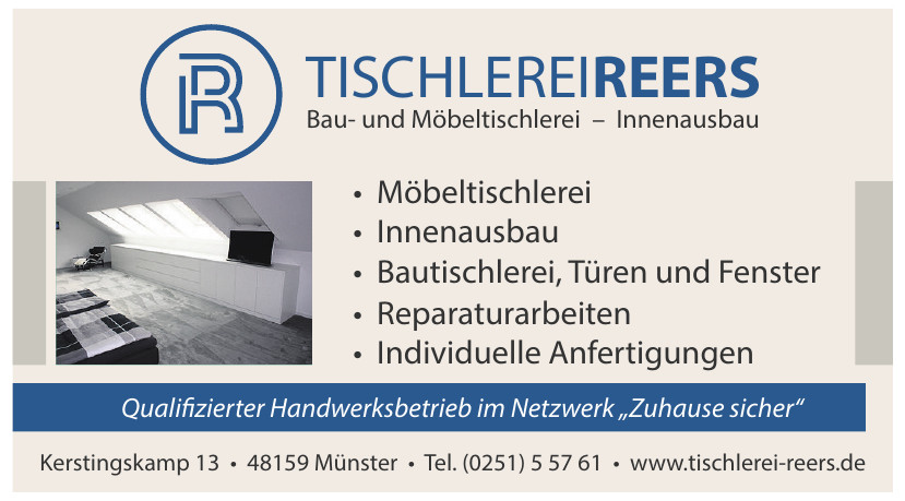 Tischlerei Reers Bau- und Möbeltischlerei – Innenausbau Tischlerei Reers Bau- und Möbeltischlerei – Innenausbau