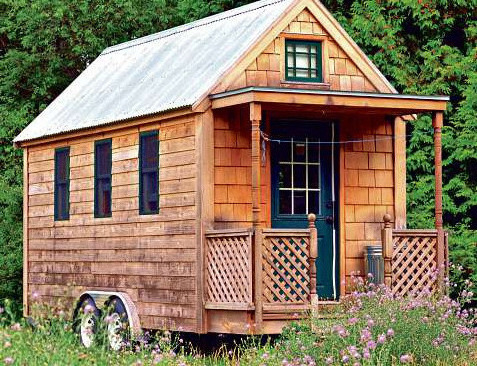 „Tiny Houses” – mit Rädern drunter gelten sie als Wohnwagen Foto: Fotolia - lowphoto