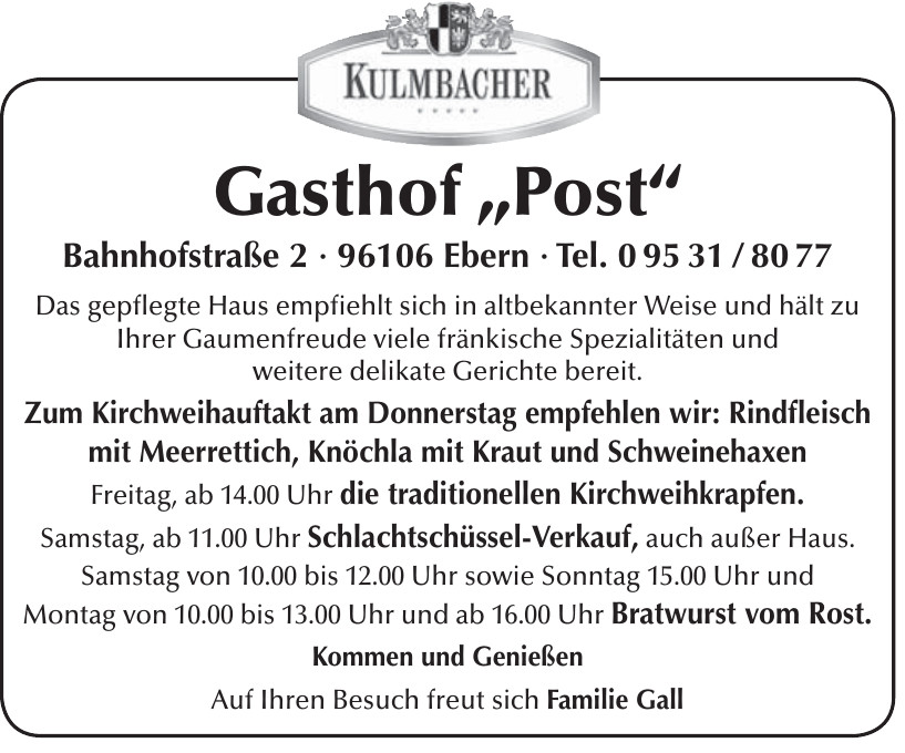 Gasthof Post Gasthof "Post"