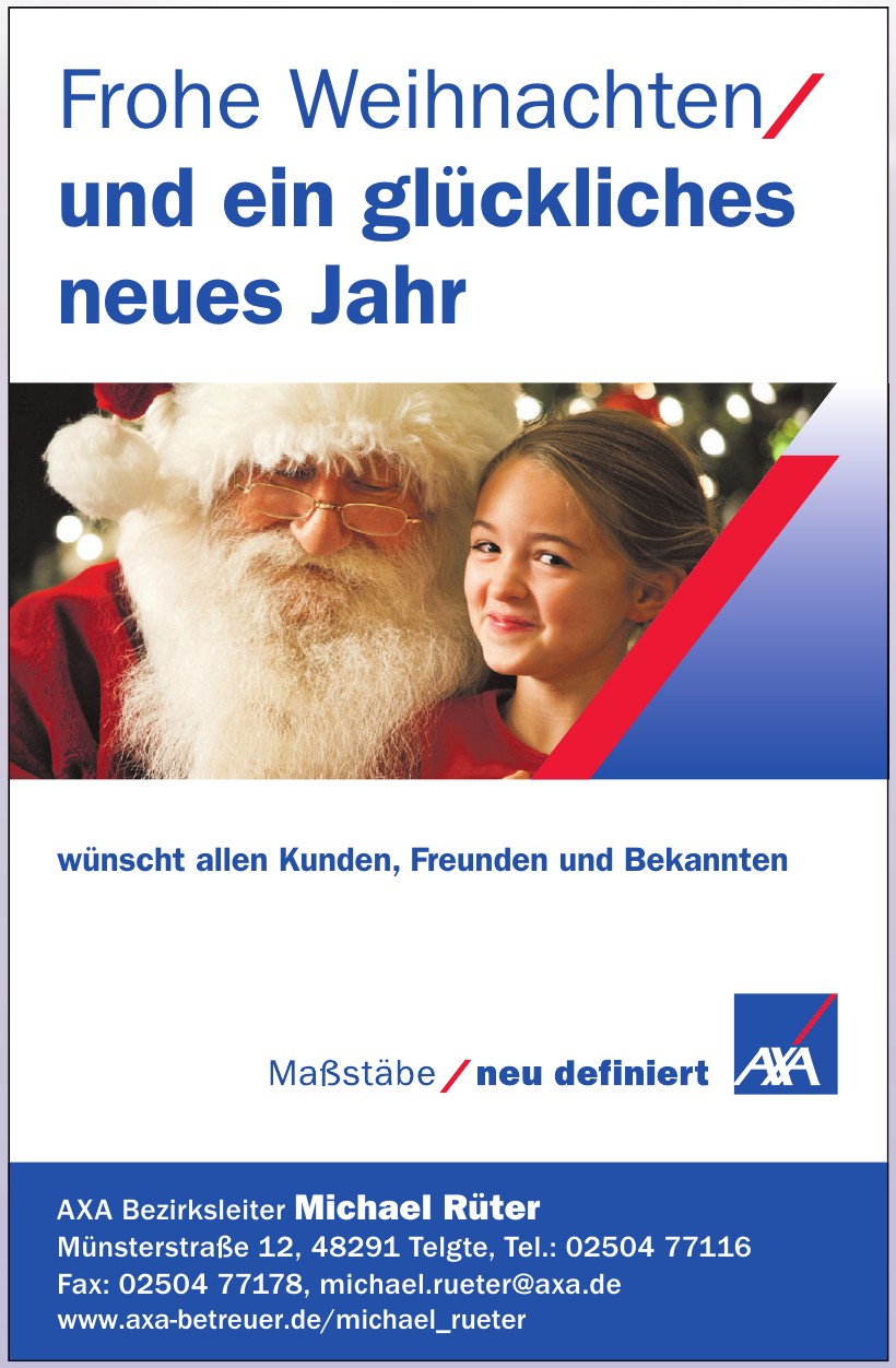 AXA Bezirksleiter Michael Rüter