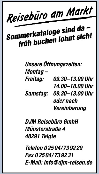 Reisebüro am Markt GmbH