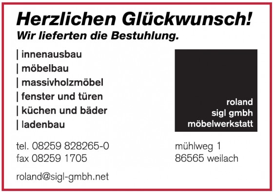 Roland Sigl GmbH Möbelwerkstatt Roland Sigl GmbH Möbelwerkstatt