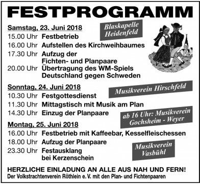 Festprogramm