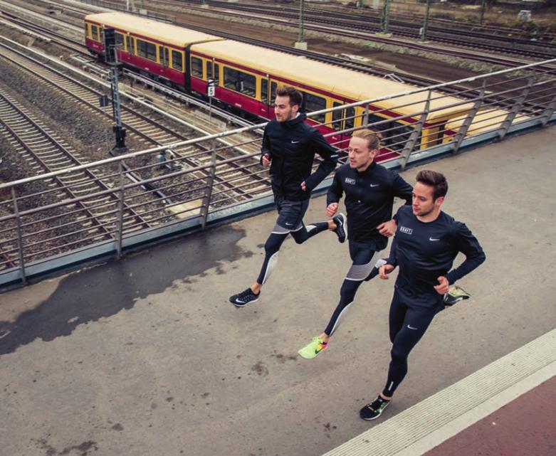 Heimat der Kraft Runners ist der Kiez um den S-Bahnhof Gesundbrunnen.