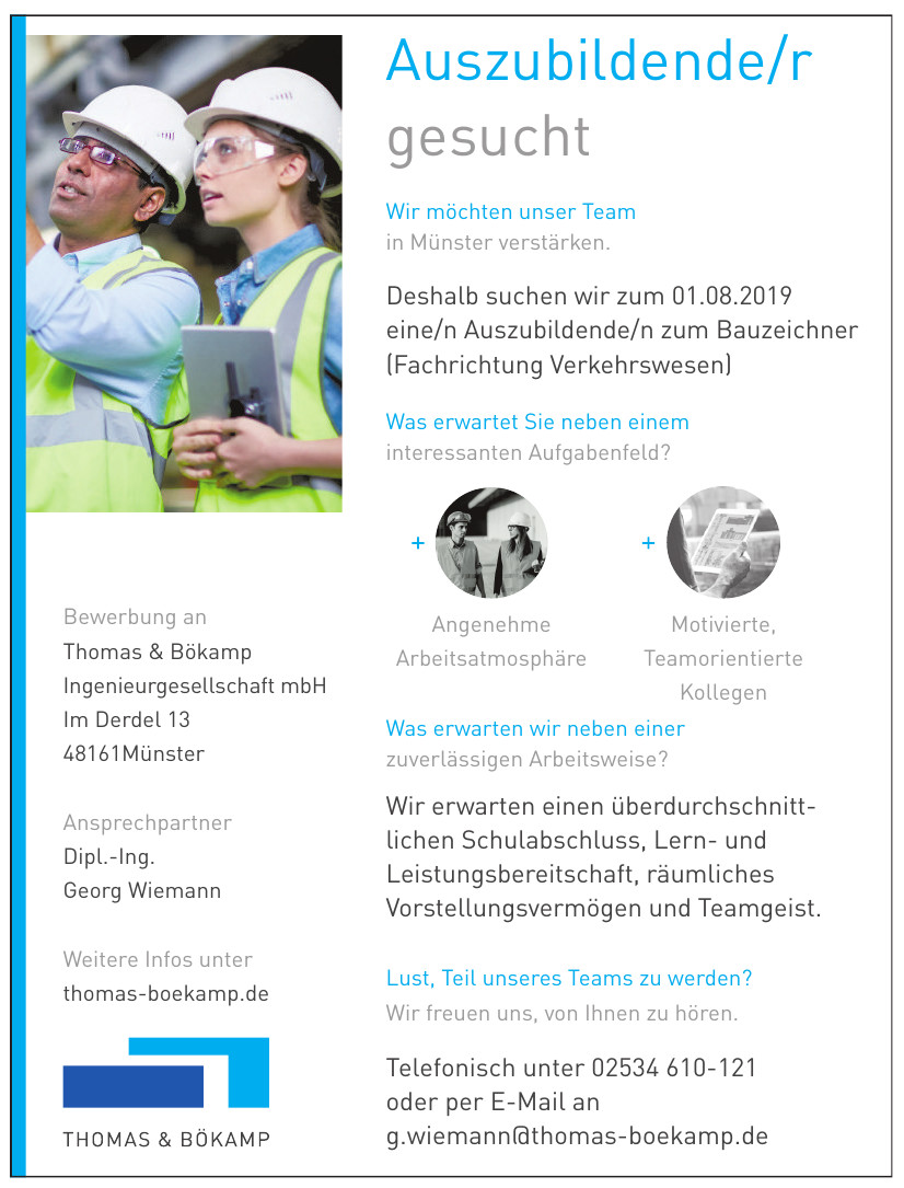 Thomas & Bökamp Ingenieurgesellschaft mbH Thomas & Bökamp Ingenieurgesellschaft mbH