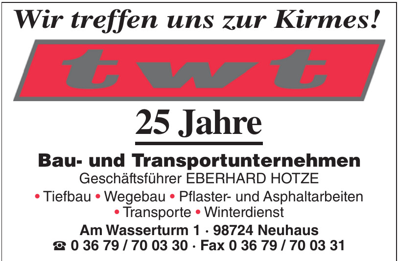 twt Bau- und Transportunternehmen