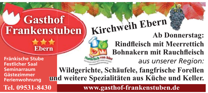 Gasthof Frankenstuben Gasthof Frankenstuben