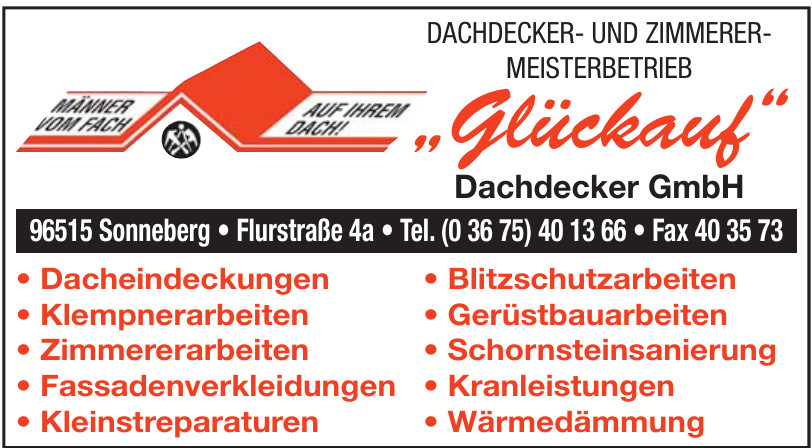 Glückauf Dachdecker GmbH Glückauf Dachdecker GmbH