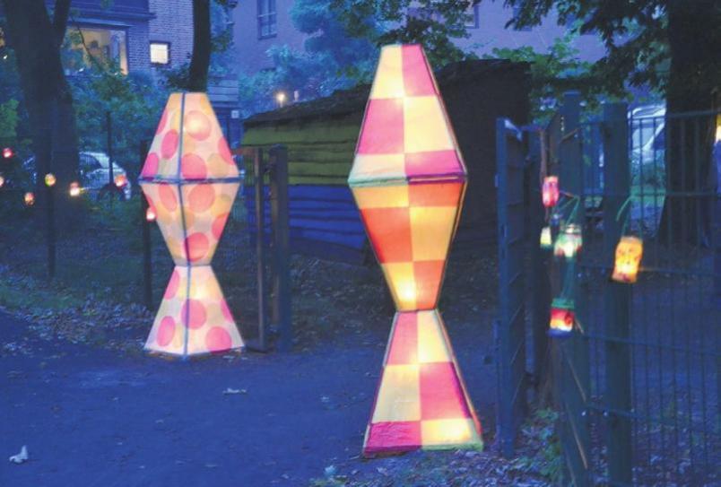 Traditionell werden im Schleemer Park die Lichter angezündet und alles festlich beleuchtet Foto: Deppermann