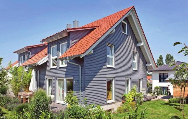 Sparsam wohnen: Doppelhäuser sind besonders energieeffizient Foto: BDF/Schwörer Haus