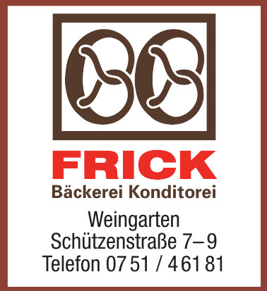 Frick Bäckerei Konditorei